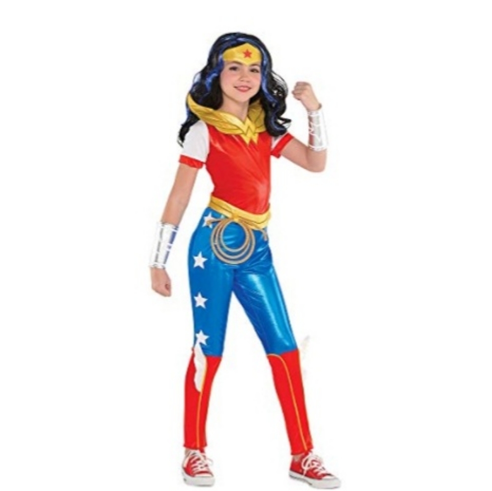Wonder Women Jumpsuit Costume for girls